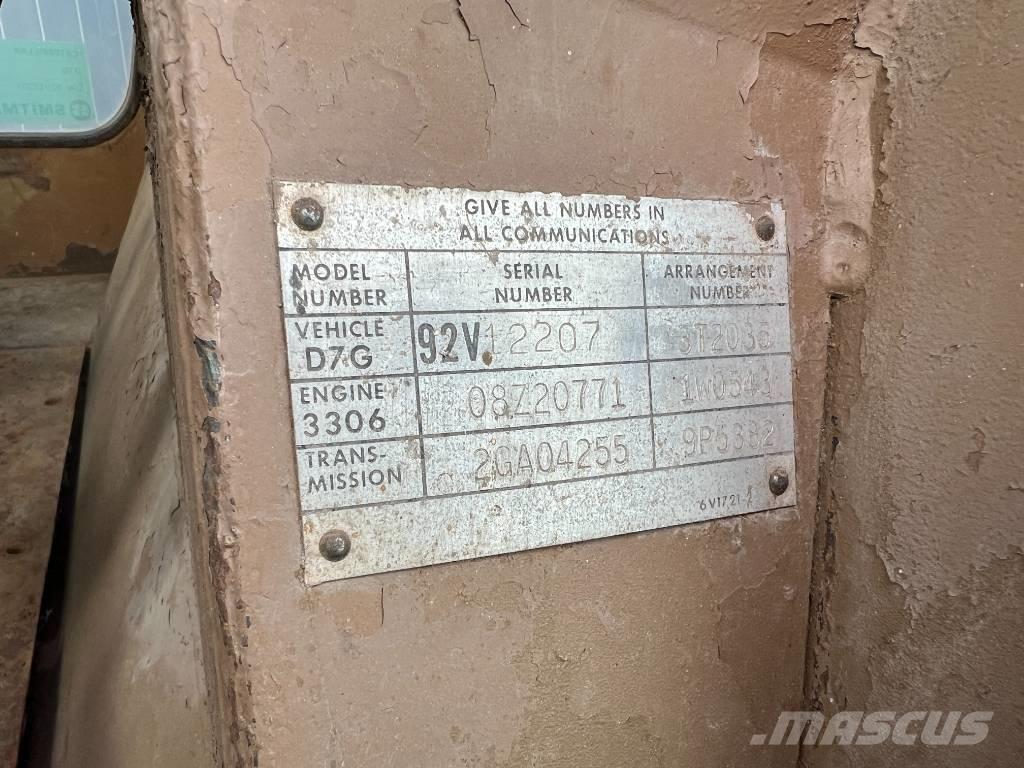 CAT D7G Bulldozer på larvebånd