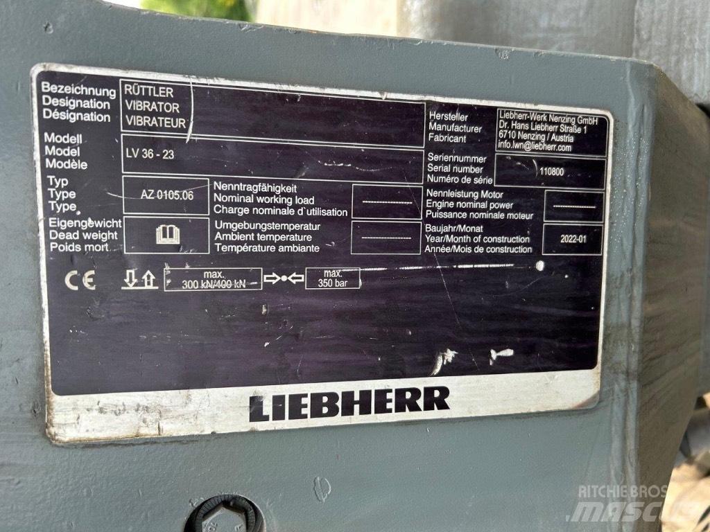 Liebherr LV36 Hydrauliske vibratorer