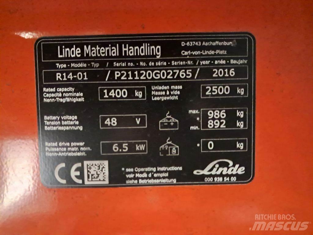 Linde R14-01 Reachtruck