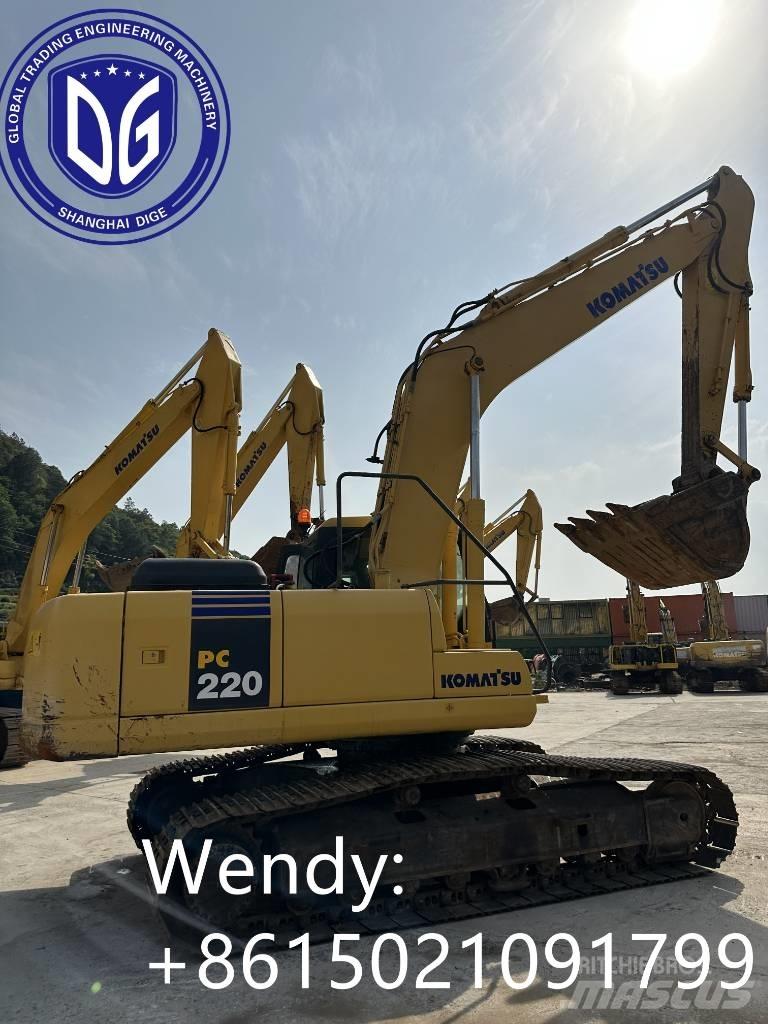 Komatsu PC 220-7 Gravemaskiner på larvebånd