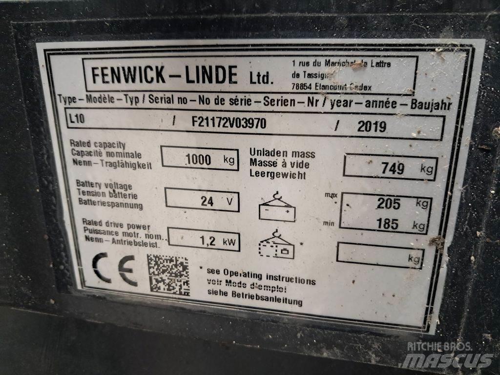 Linde L10 Gaffelstabler med gående fører