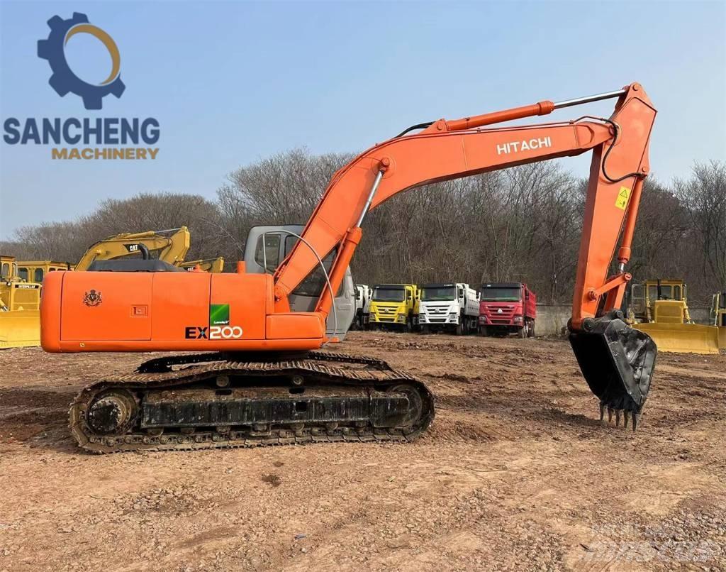 Hitachi EX 200 Gravemaskiner på larvebånd