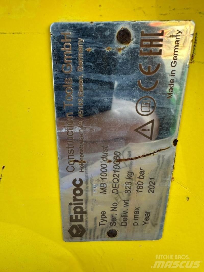 Epiroc MB1000 dust Hydraulik / Trykluft hammere