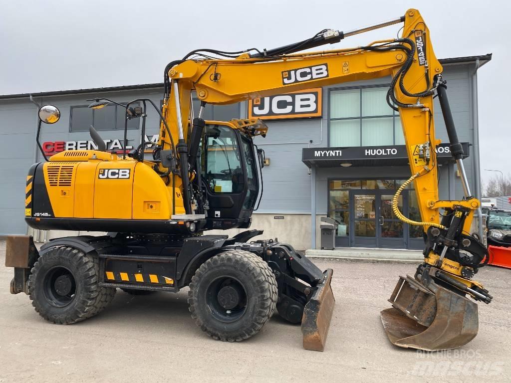 JCB JS145W TAB T4F Gravemaskiner på hjul