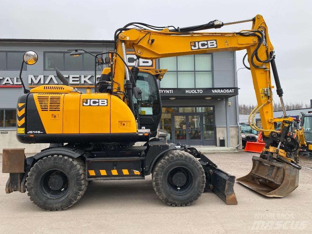 JCB JS145W TAB T4F Gravemaskiner på hjul