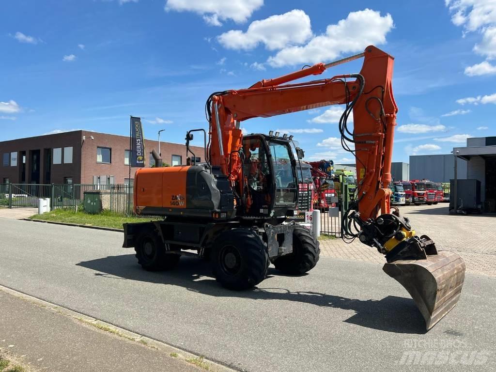 Hitachi ZX 140 W-5 Gravemaskiner på hjul