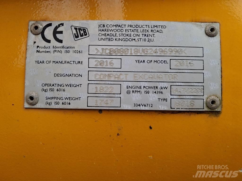 JCB 8018 CTS Minigravemaskiner