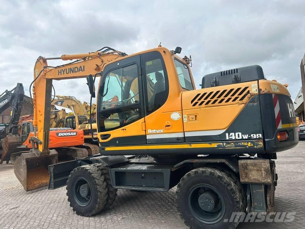 Hyundai 140W-9A Gravemaskiner på hjul