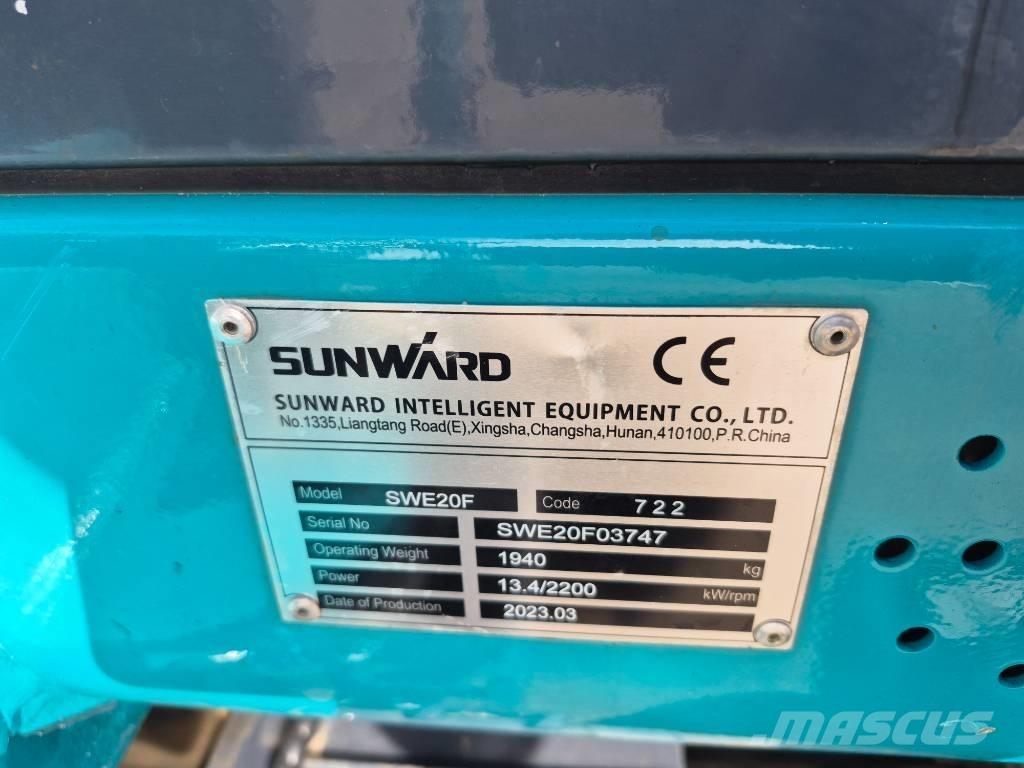 Sunward SWE 20 F Minigravemaskiner