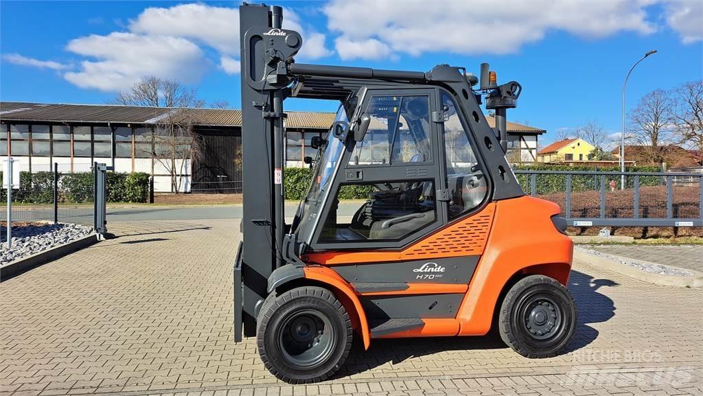 Linde H70D-03 Diesel gaffeltrucks