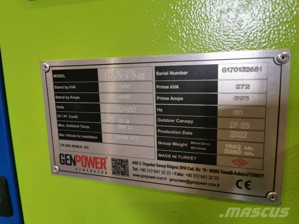 Genpower GNT 300 Dieselgeneratorer