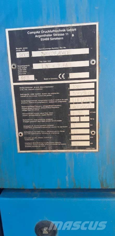 Compair L30-7.5A Kompressorer