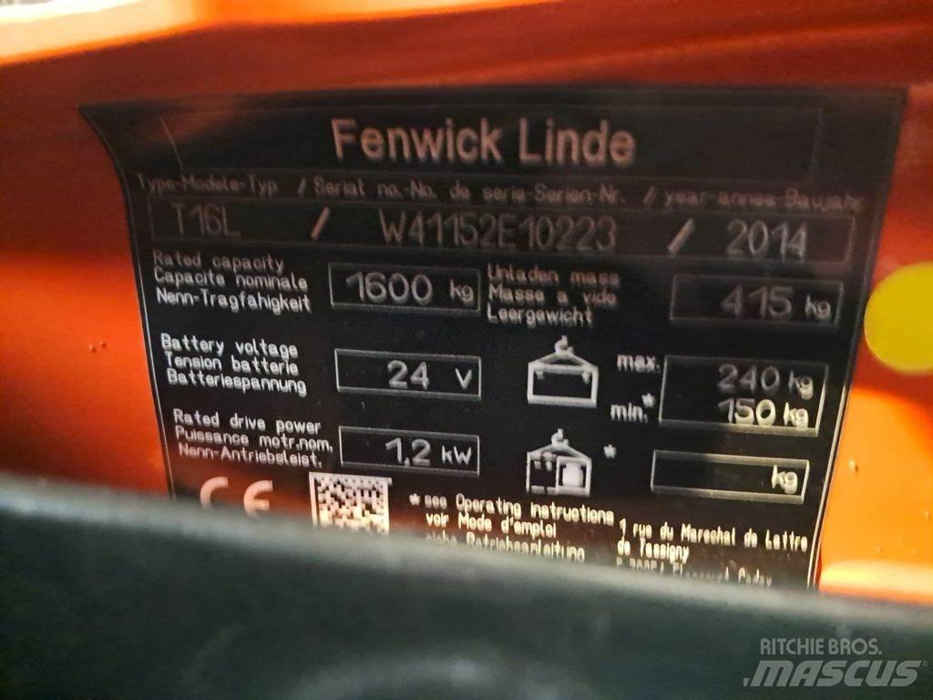 Linde T16L El-palleløftere