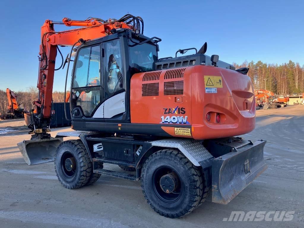 Hitachi ZX 140 WT-6 Gravemaskiner på hjul