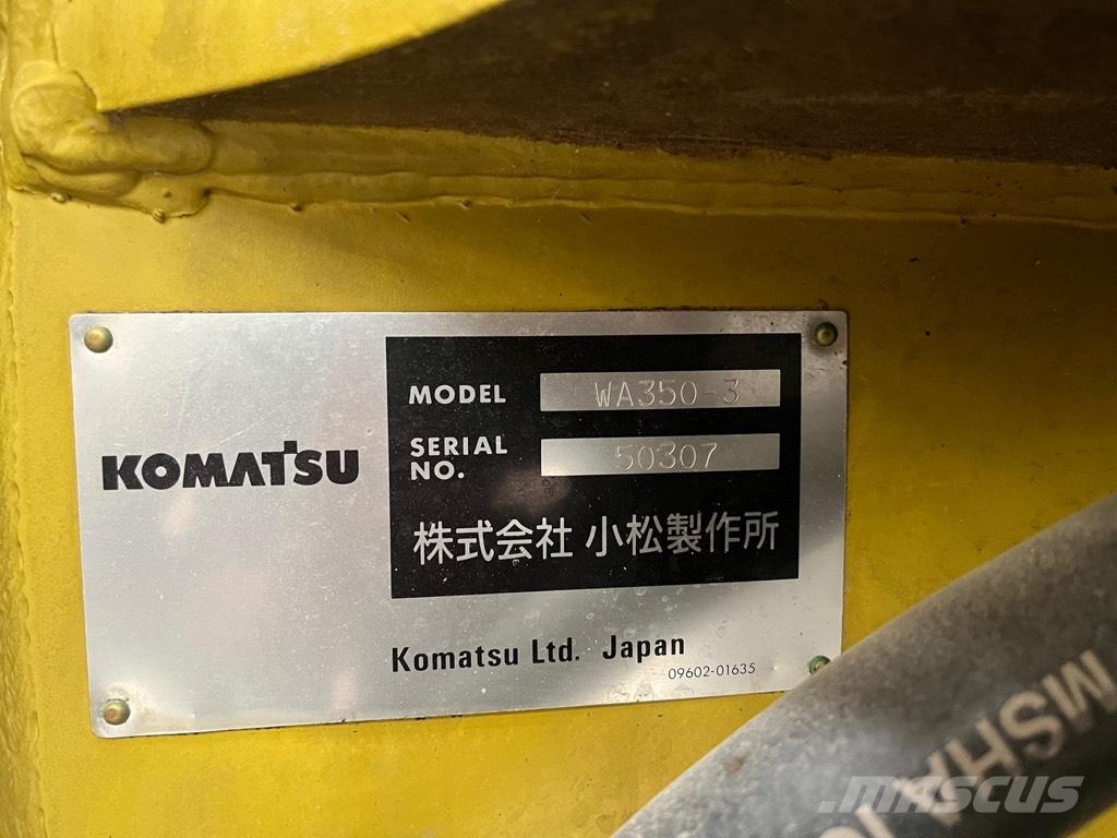 Komatsu WA 350-3 Læssemaskiner på hjul