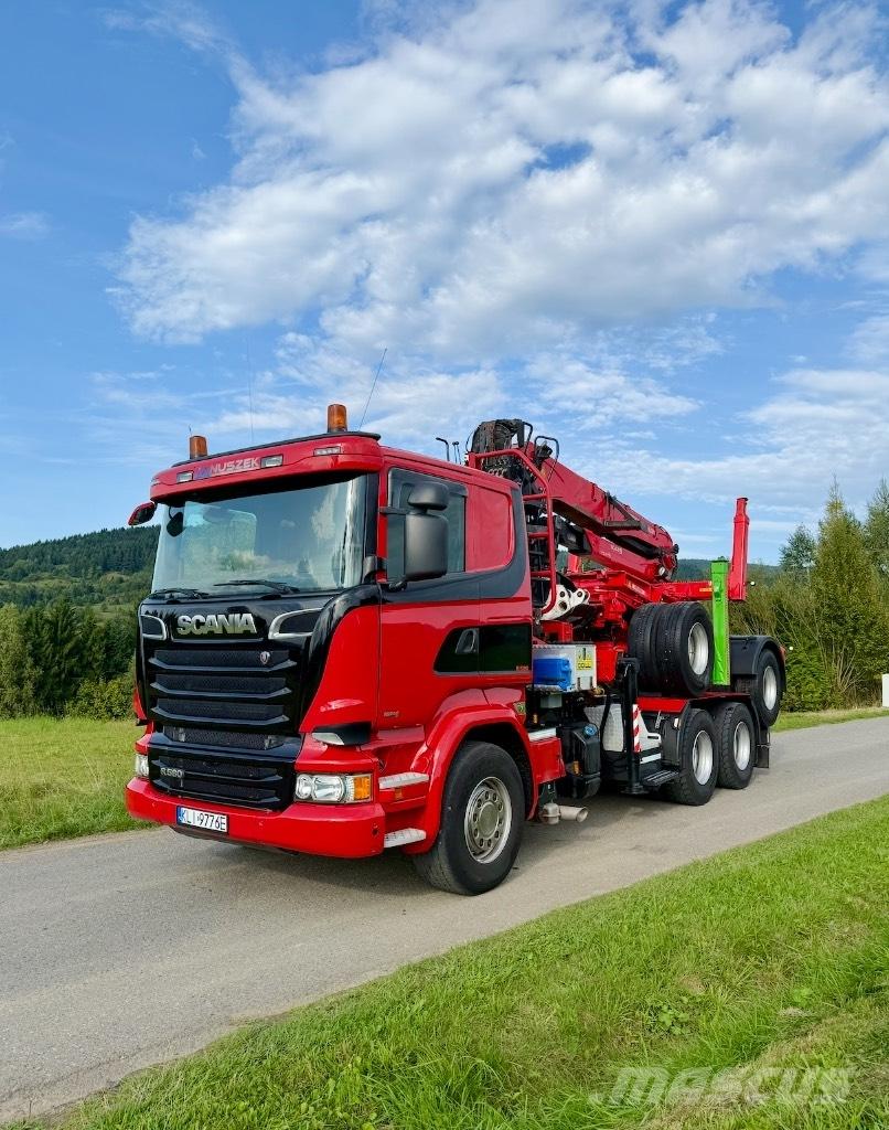 Scania R580 V8 6x4 Fast kasse