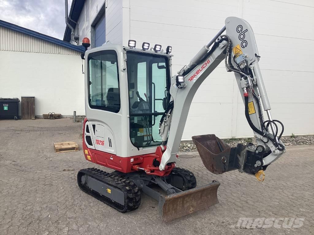 Takeuchi TB 216 Minigravemaskiner