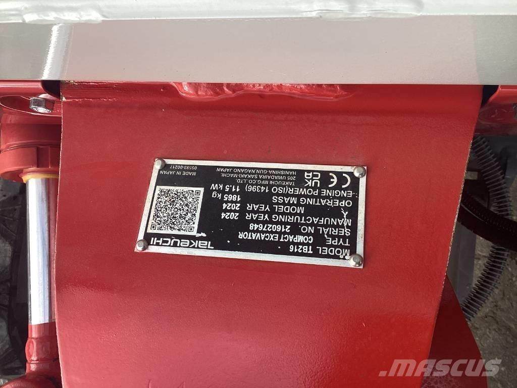 Takeuchi TB 216 Minigravemaskiner