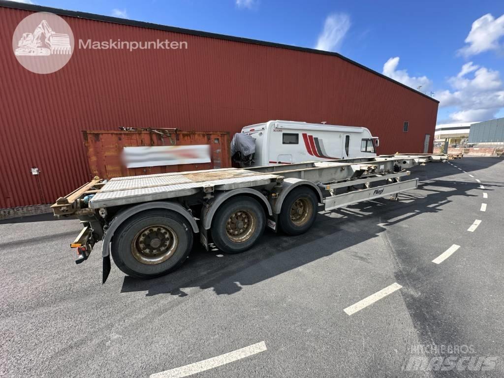 Fliegl SDS 400 Semi-trailer med containerramme