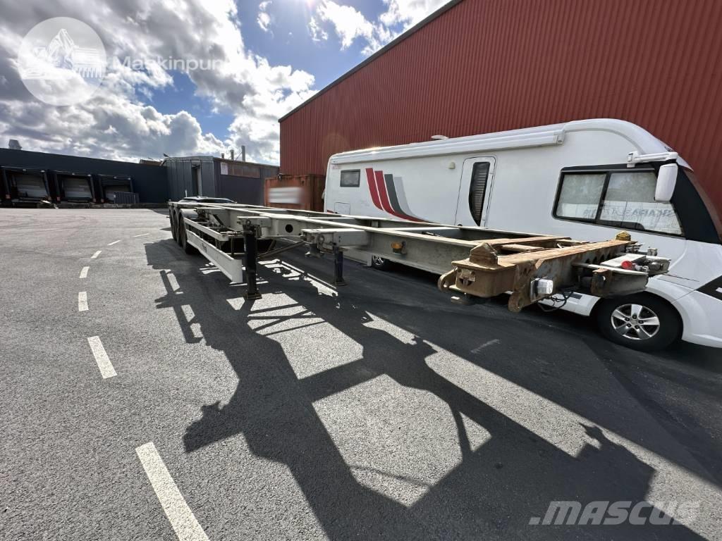 Fliegl SDS 400 Semi-trailer med containerramme