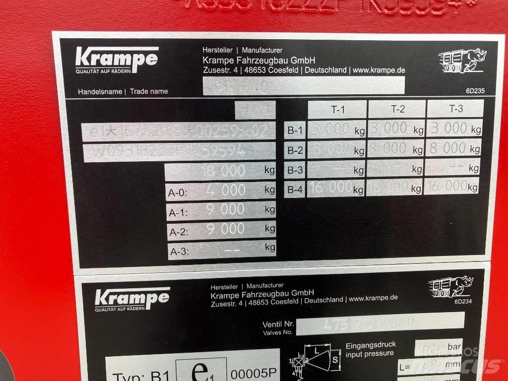 Krampe BB640 Tipvogne