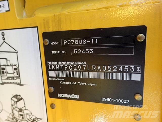 Komatsu PC78US-11 Gravemaskiner på larvebånd