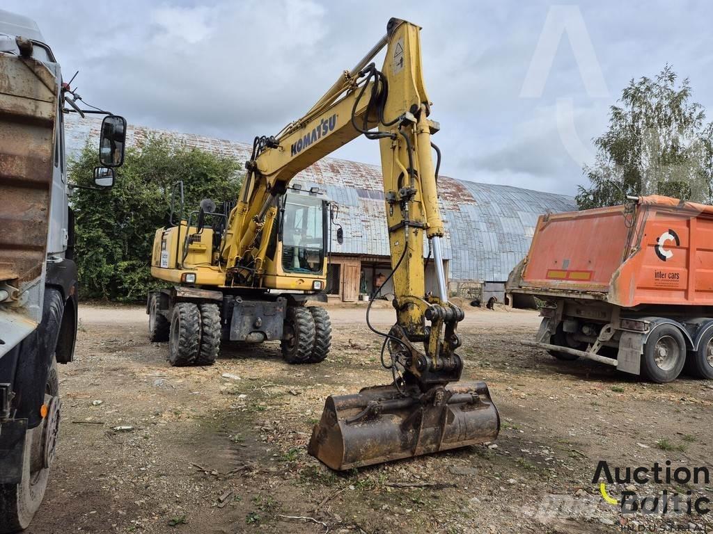Komatsu PW160-7 Gravemaskiner på hjul