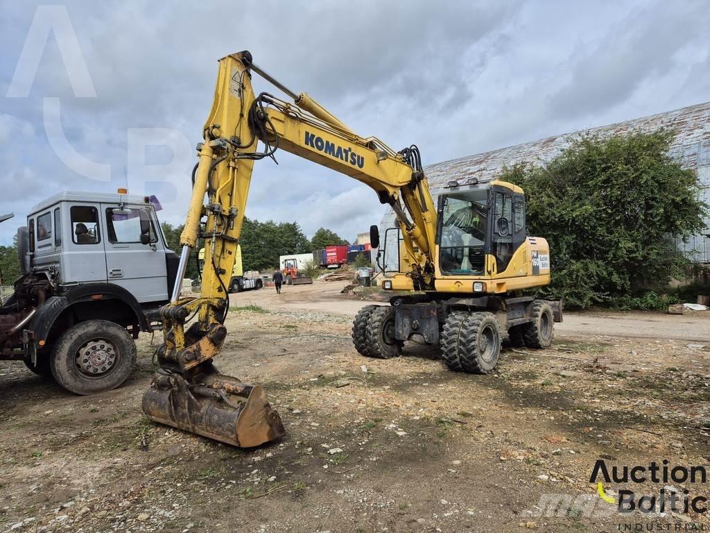Komatsu PW160-7 Gravemaskiner på hjul