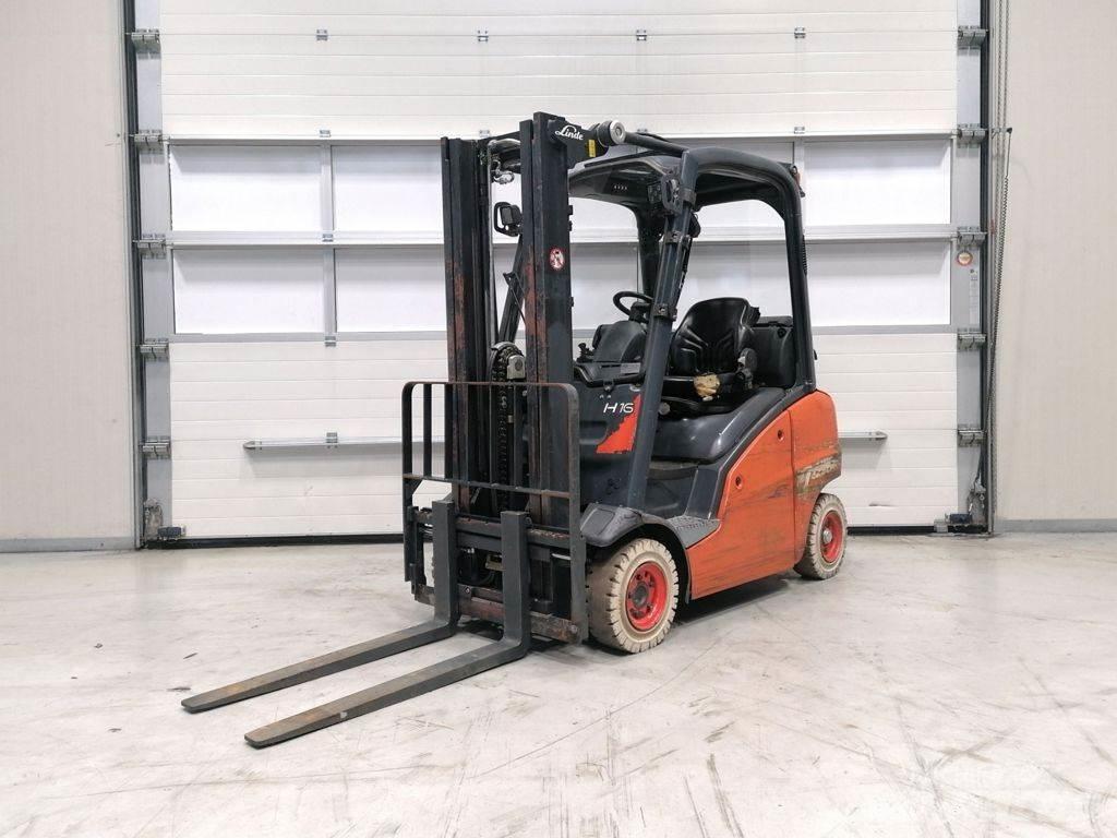 Linde H16T-01 LPG gaffeltrucks