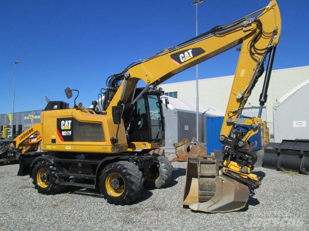 CAT M 317F Gravemaskiner på hjul