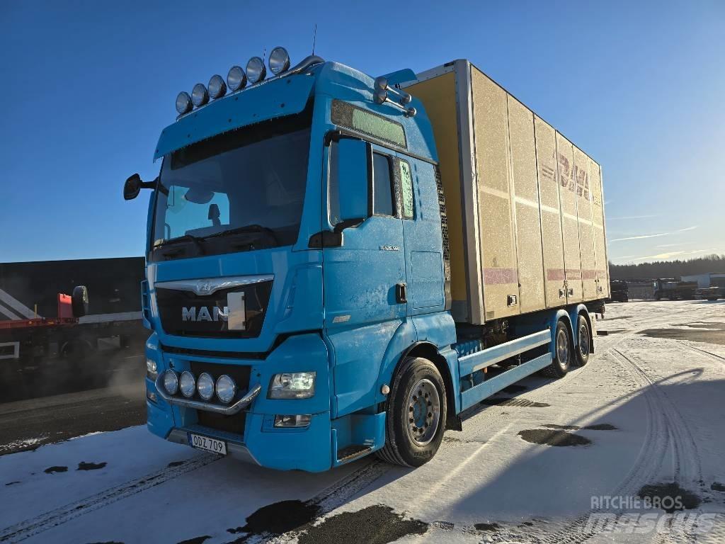 MAN TGX 28.560 Lastbiler med containerramme / veksellad