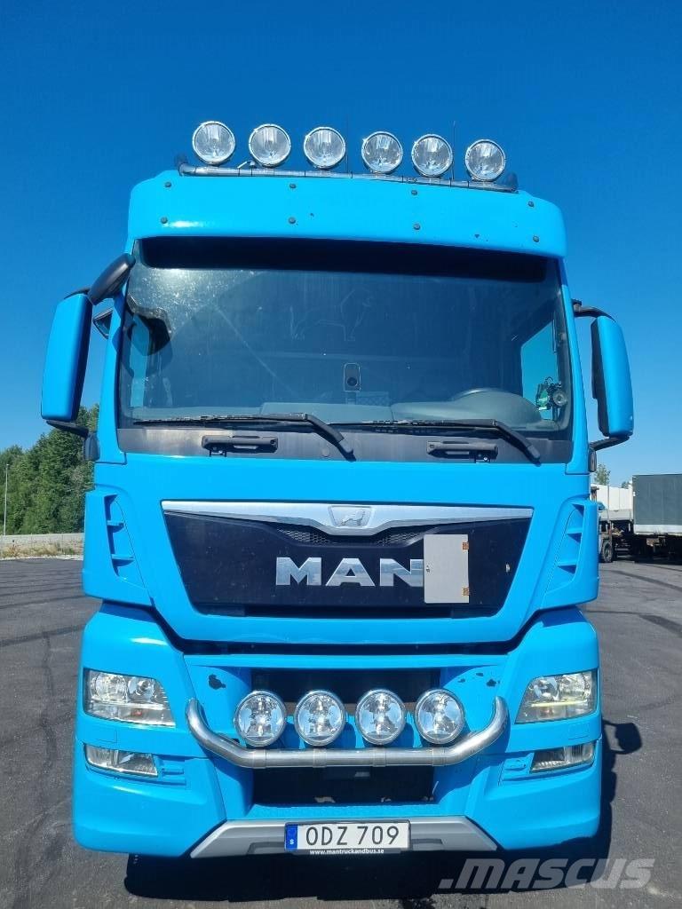 MAN TGX 28.560 Lastbiler med containerramme / veksellad
