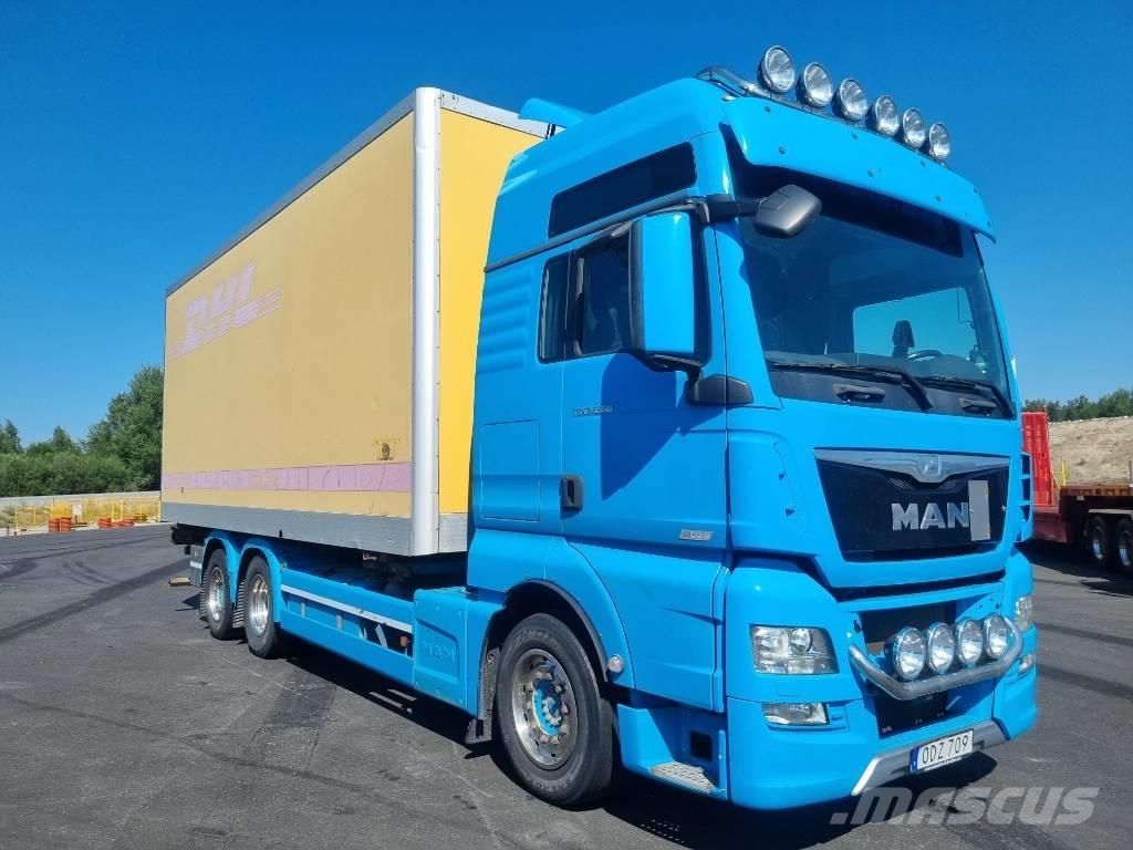 MAN TGX 28.560 Lastbiler med containerramme / veksellad