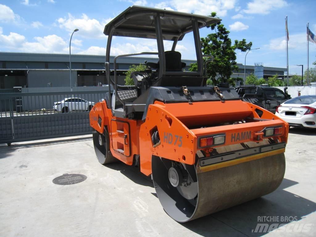 Hamm HD 75 Tvilling tromle