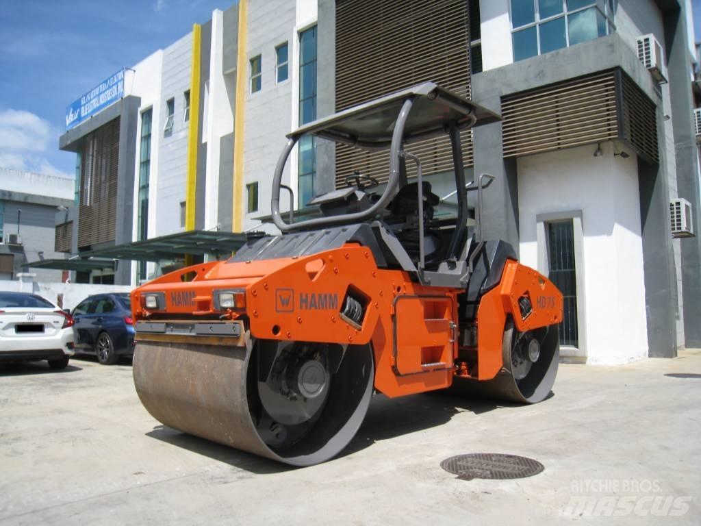 Hamm HD 75 Tvilling tromle