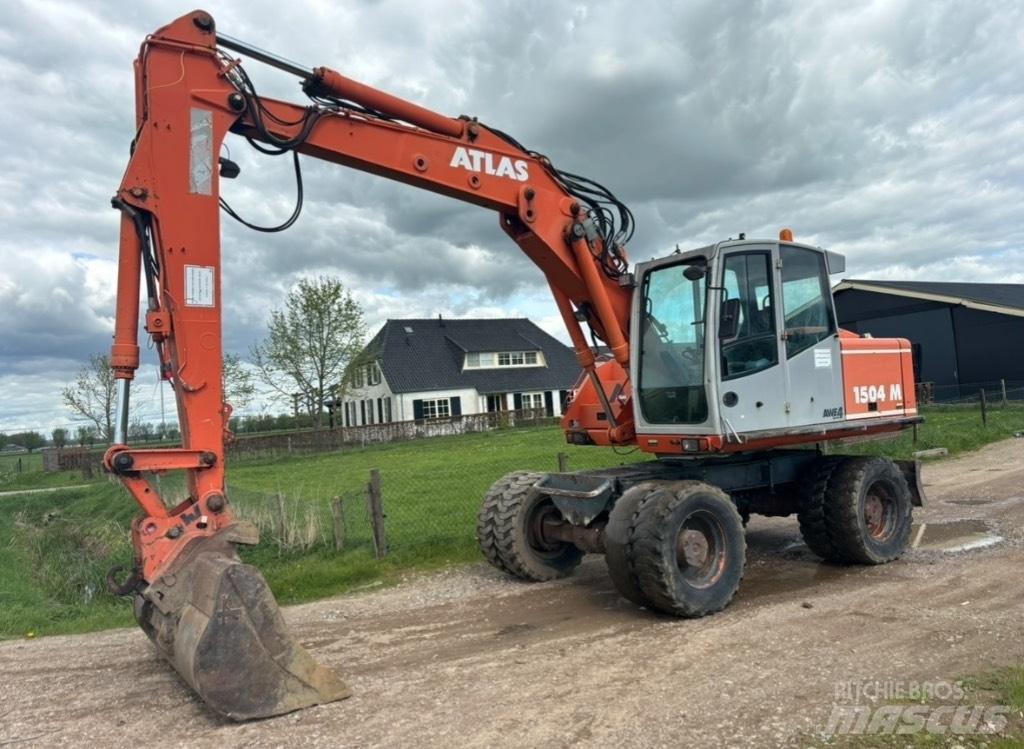 Atlas 1504 Gravemaskiner på hjul