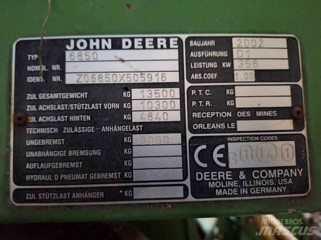 John Deere 6850 Finsnittere