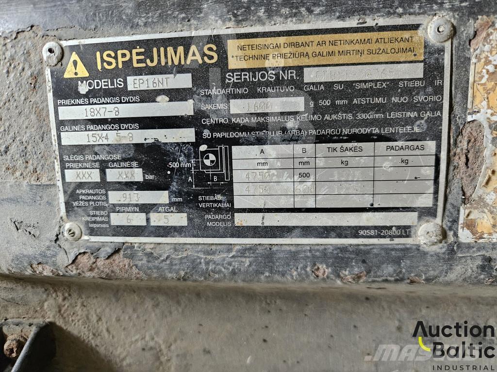 CAT EP 16 NT El gaffeltrucks