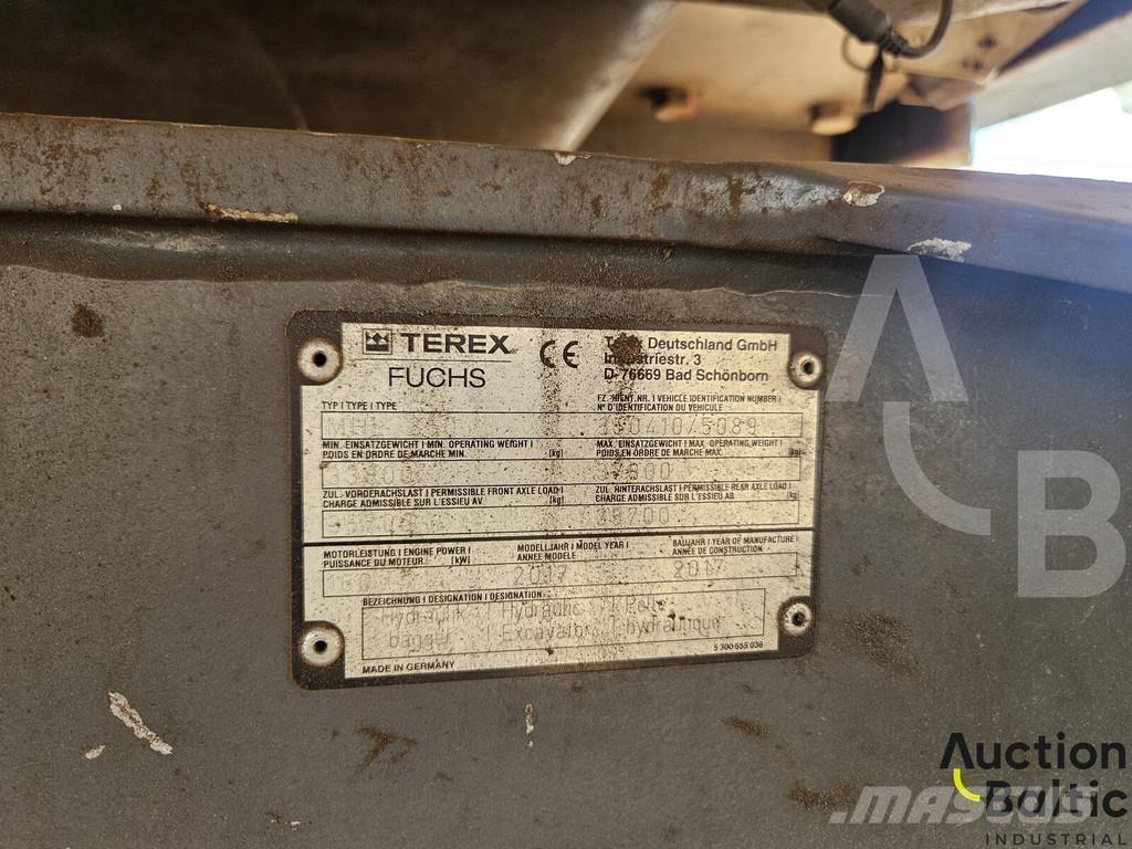 Fuchs MHL 350 Gravemaskiner på hjul