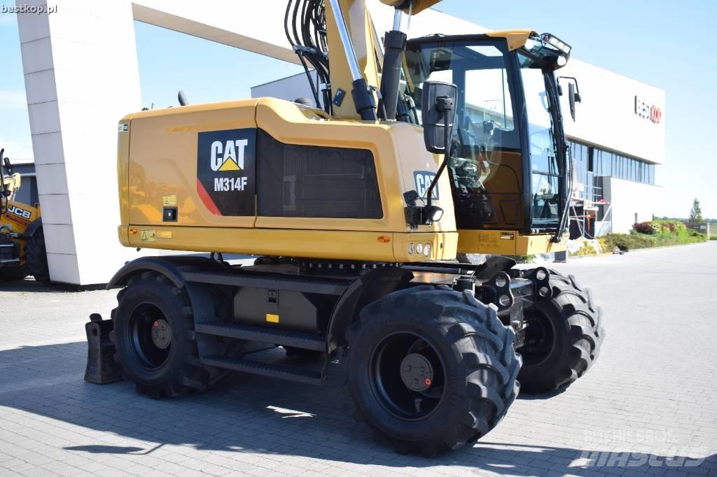 CAT M314F Gravemaskiner på hjul