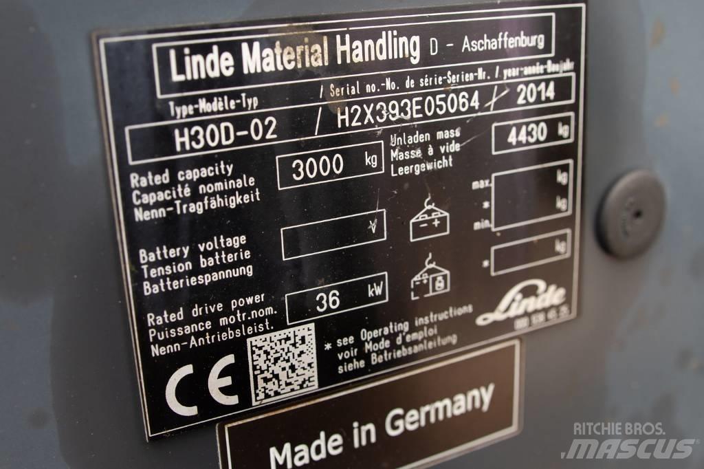 Linde H30D-02 Diesel gaffeltrucks