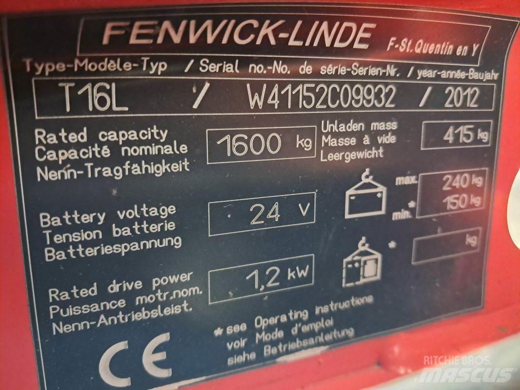 Linde T16L El-palleløftere