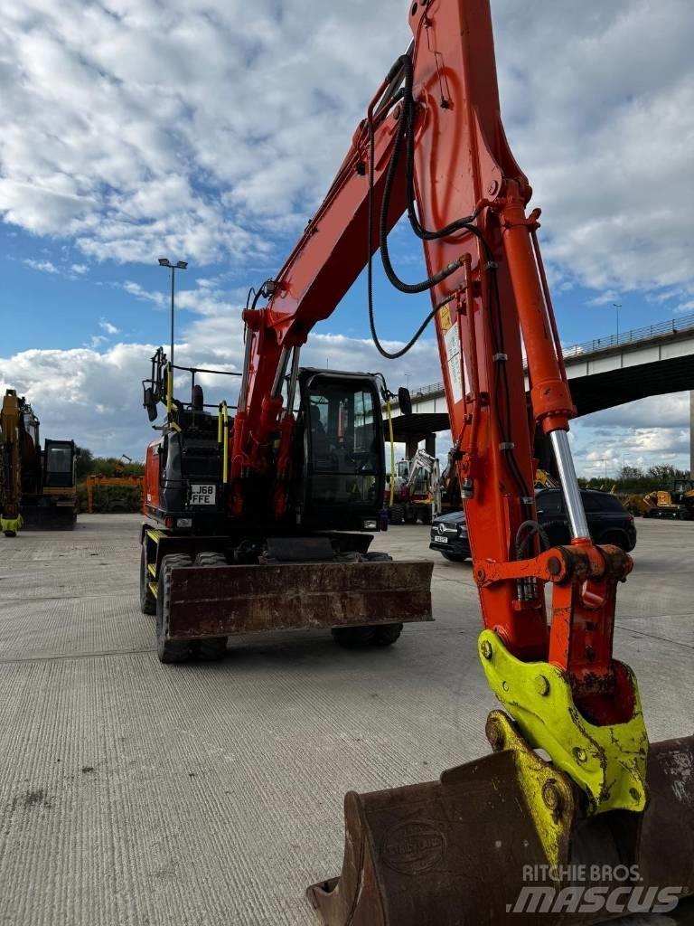 Hitachi ZX 145 W-6 Gravemaskiner på hjul