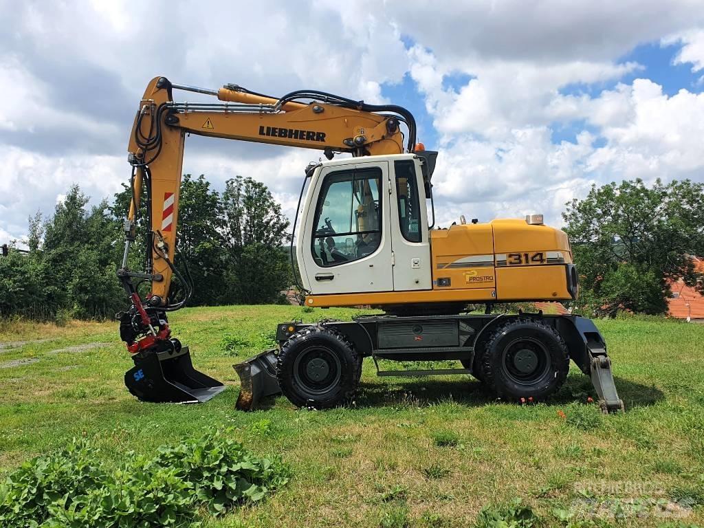 Liebherr A314 Gravemaskiner på hjul