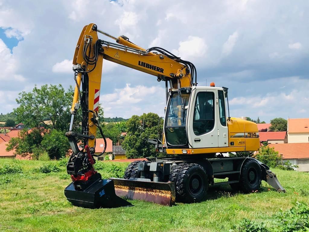 Liebherr A314 Gravemaskiner på hjul