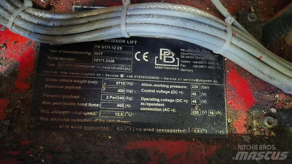 PB S 171-12 ES Saxlifte