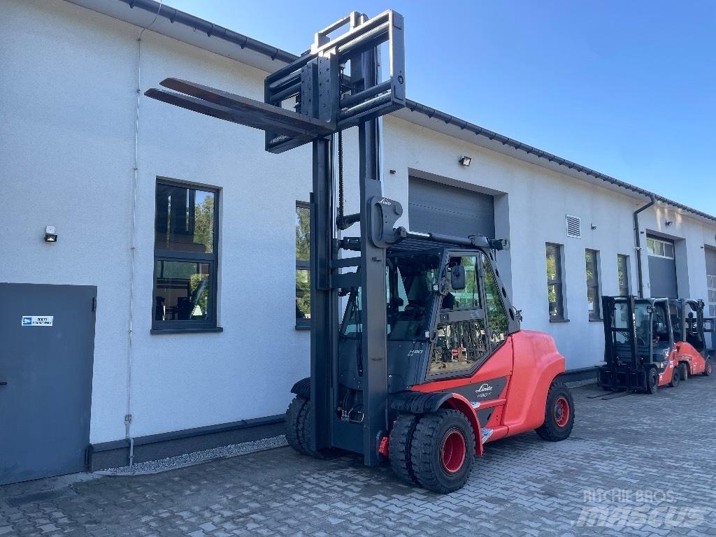 Linde H80T-03/1100 LPG gaffeltrucks