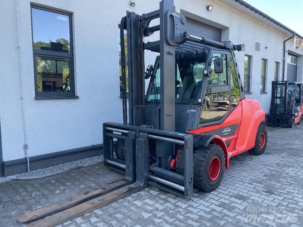 Linde H80T-03/1100 LPG gaffeltrucks