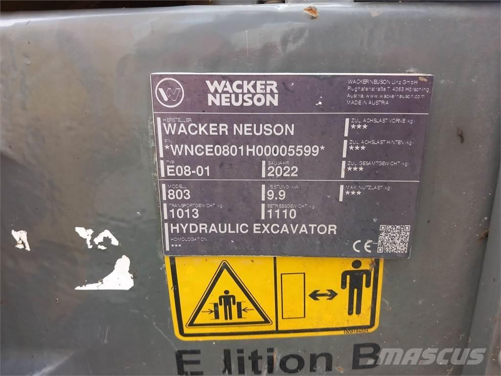 Wacker Neuson 803 Gravemaskiner på larvebånd