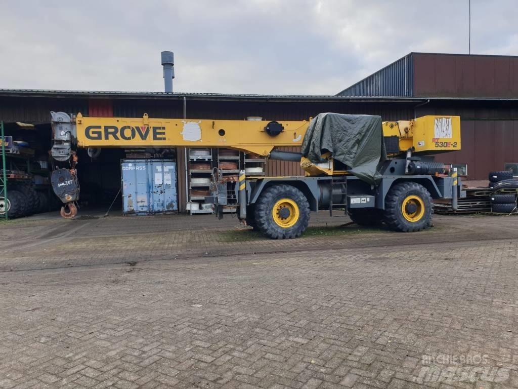 Grove RT 530 E-2 Kraner til hårdt terræn